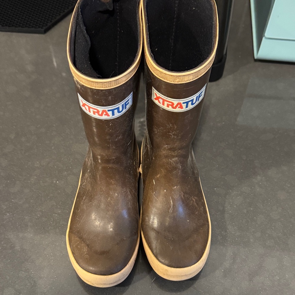 XTRATUF Kids Brown Rain & Snow Boots